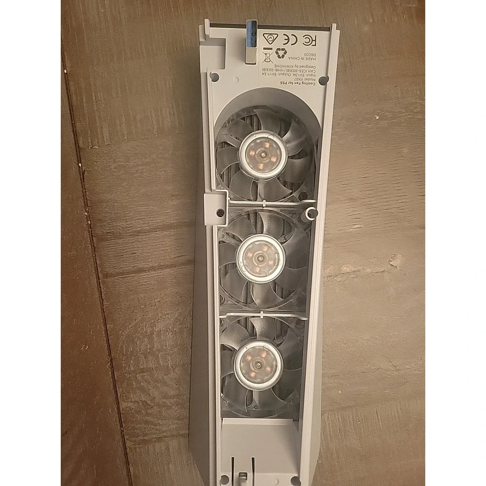 NEWDERY Cooling Fan for PS5 Larger Fan Quiet Cooler With Auto‎ Speed 9-Blades